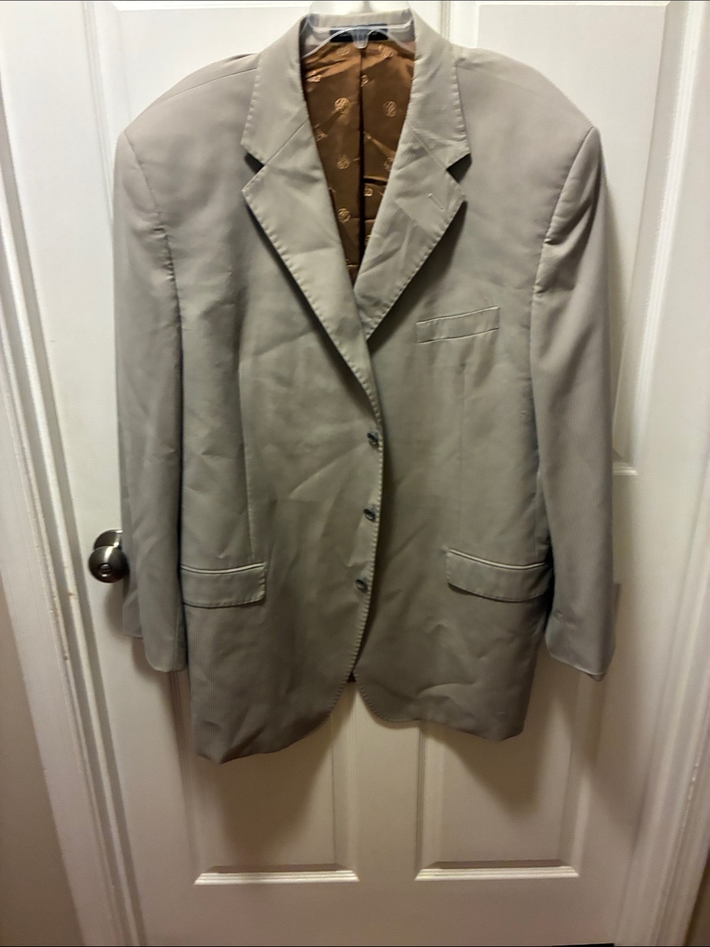 Vintage Sean John Classic Men’s Light Beige Blazer Jacket